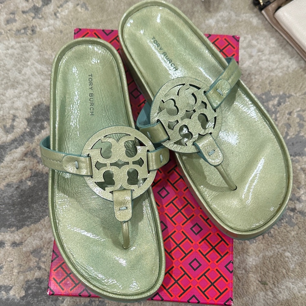 Tory Burch Miller cloud Sandals- sun faded